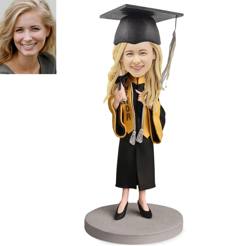 Graduation DH Custom Bobblehead, Custom Bobbleheads Professor Degree Congratulation | thepodmall