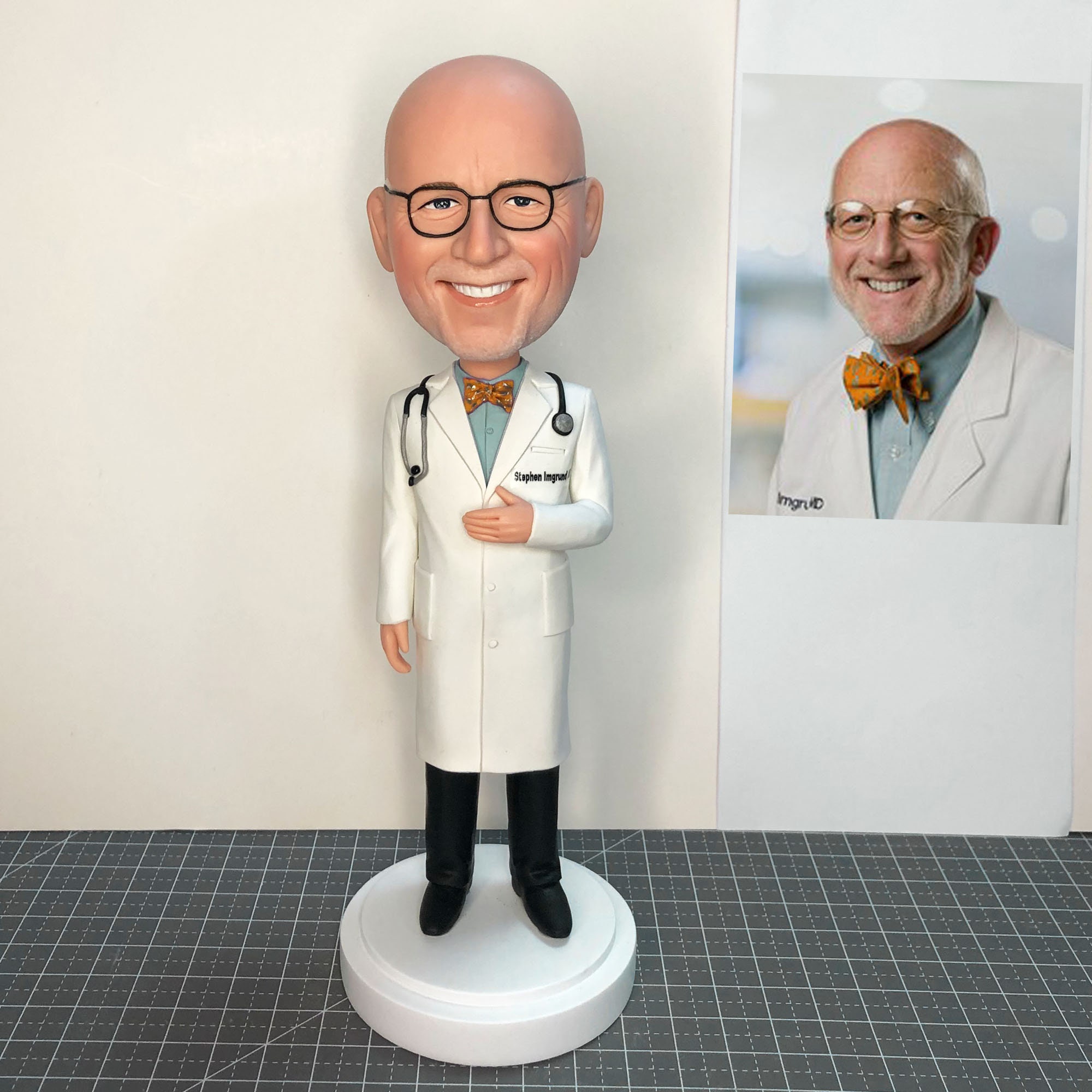 Medical Doctor With Stethoscope Bobblehead For Father