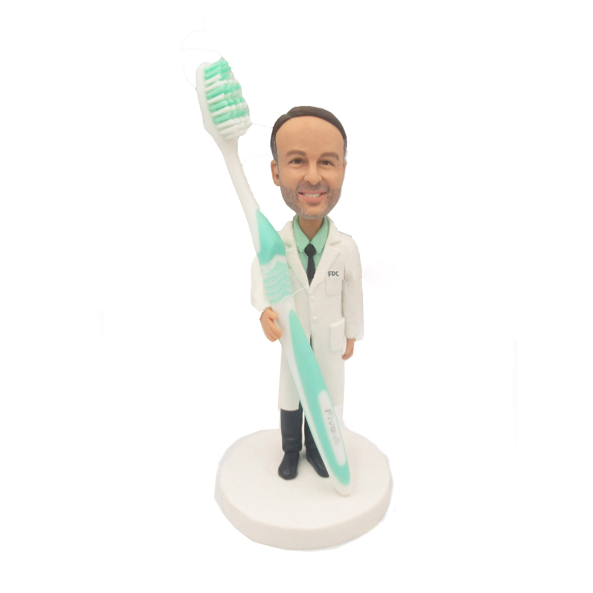 Toothbrush Bobbleheads For Man, Custom Bobbleheads Male | thepodmall
