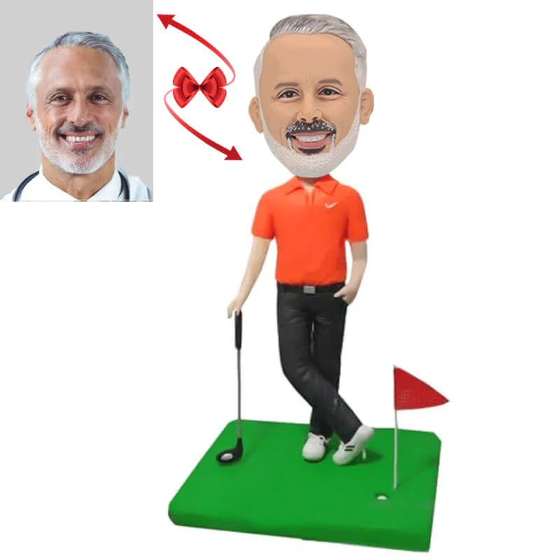 Make Your Own Playing Golf Custom Bobbleheads, Custom Bobbleheads Sports | thepodmall