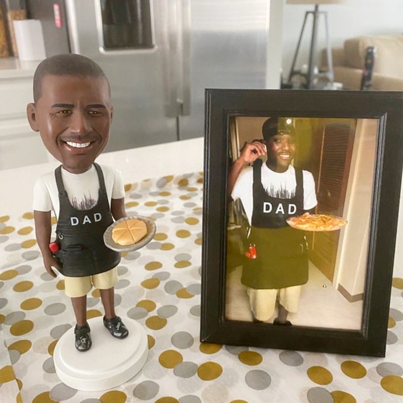 Fully Customizable Chef Bobbleheads For Dad, Custom Bobbleheads Dad | thepodmall