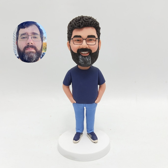 Fully Customizable Custom Father Bobbleheads