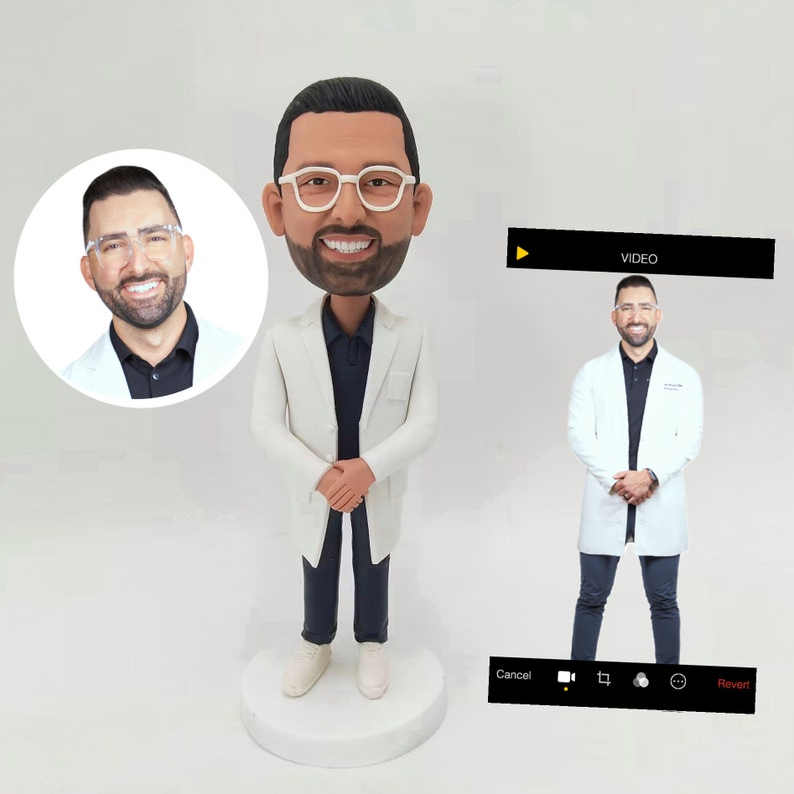 Fully Customizable Doctor Bobbleheads For Man, Custom Bobbleheads Dad | thepodmall