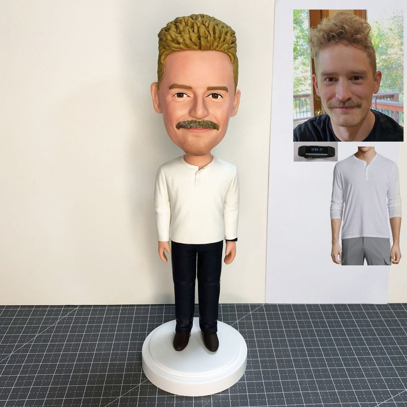 Fully Customizable Bobbleheads For Man, Custom Bobbleheads Male | thepodmall