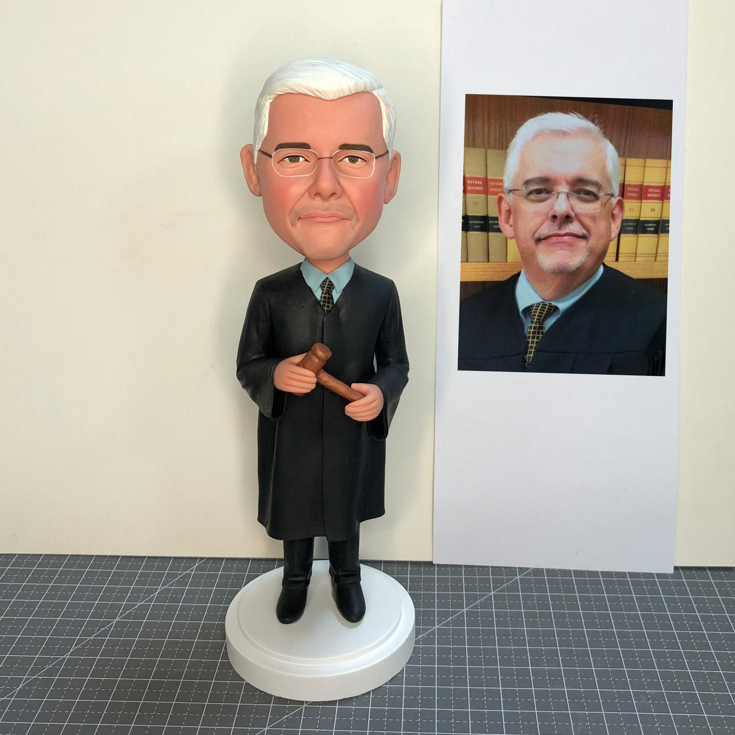 Fully Customizable Judge Bobbleheads For Man
