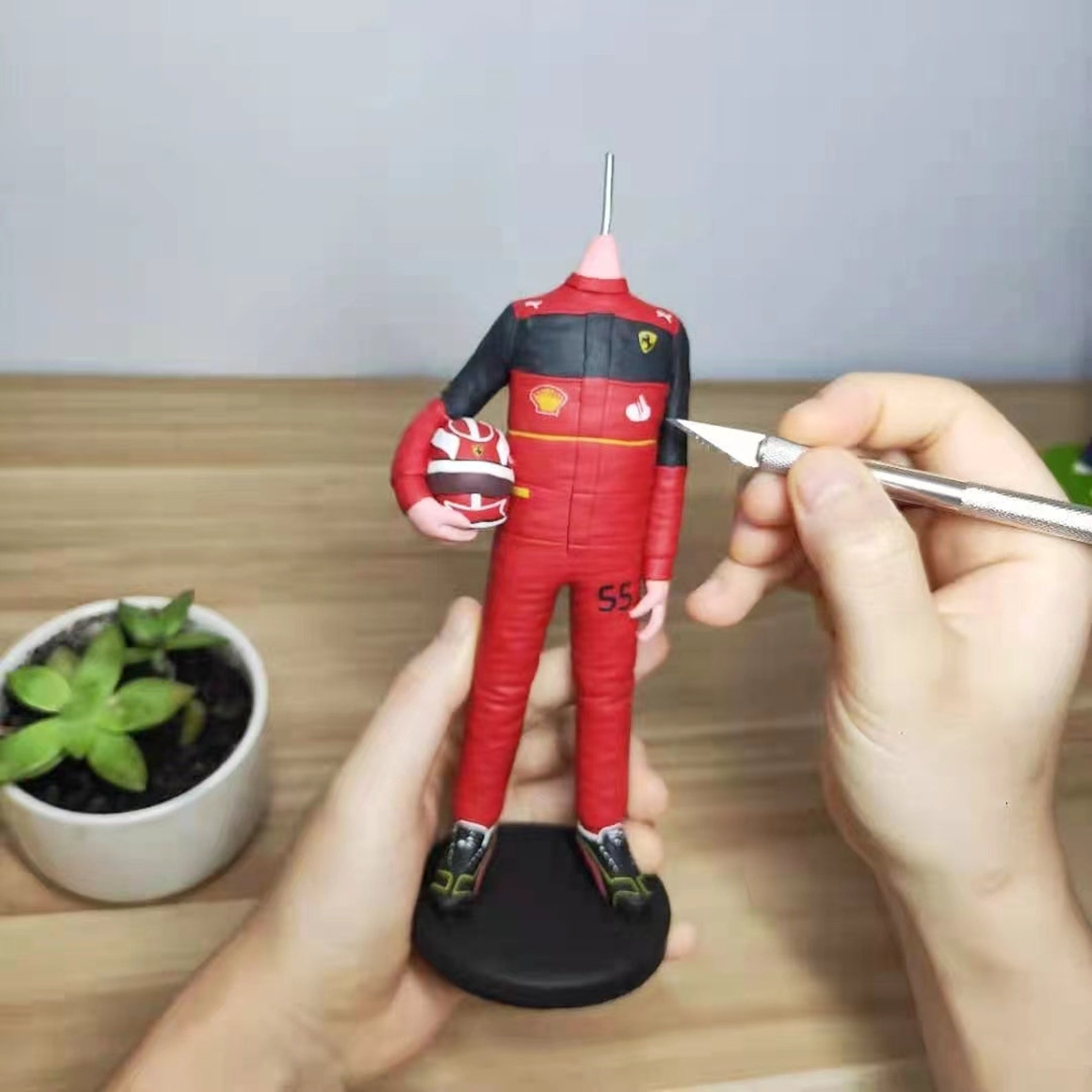 Fully Customizable Racing F1 Bobblehead For Father