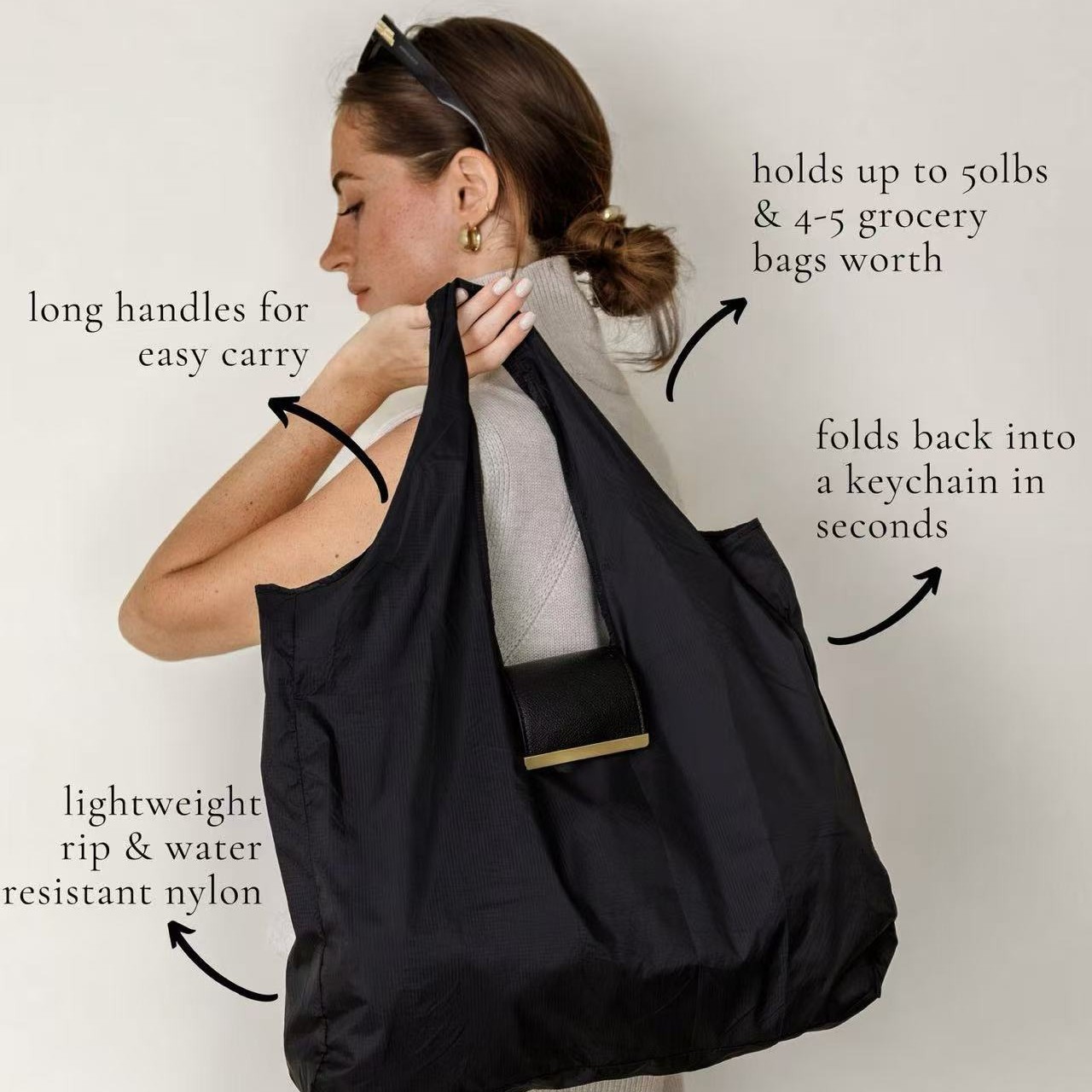 🔥Last Day 49% OFF🎁The Best Christmas Gift - Keychain Tote