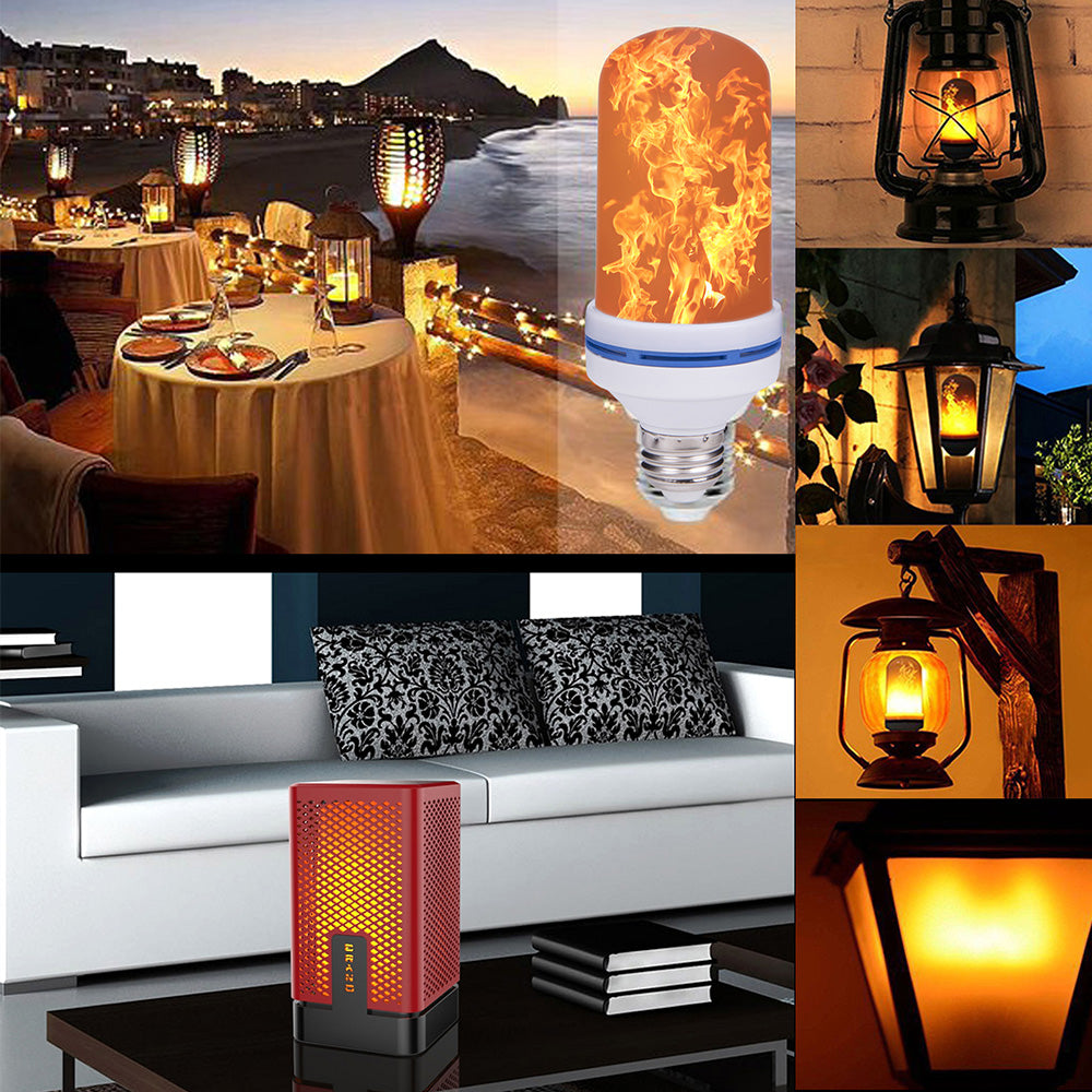 🔥LED Flame Light Bulb With Gravity Sensing Effect