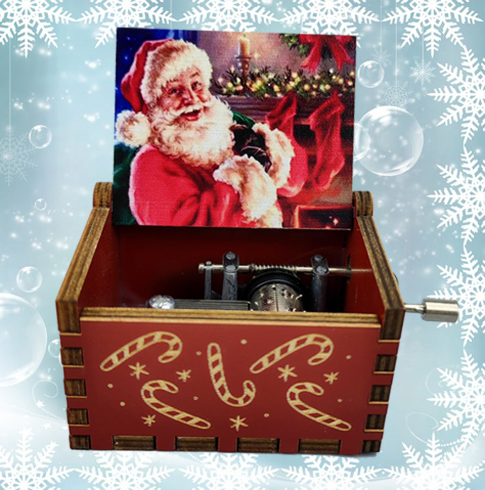 🎉Christmas Sale - SAVE 50% OFF🎉 Merry Christmas Hand Crank Music Boxes