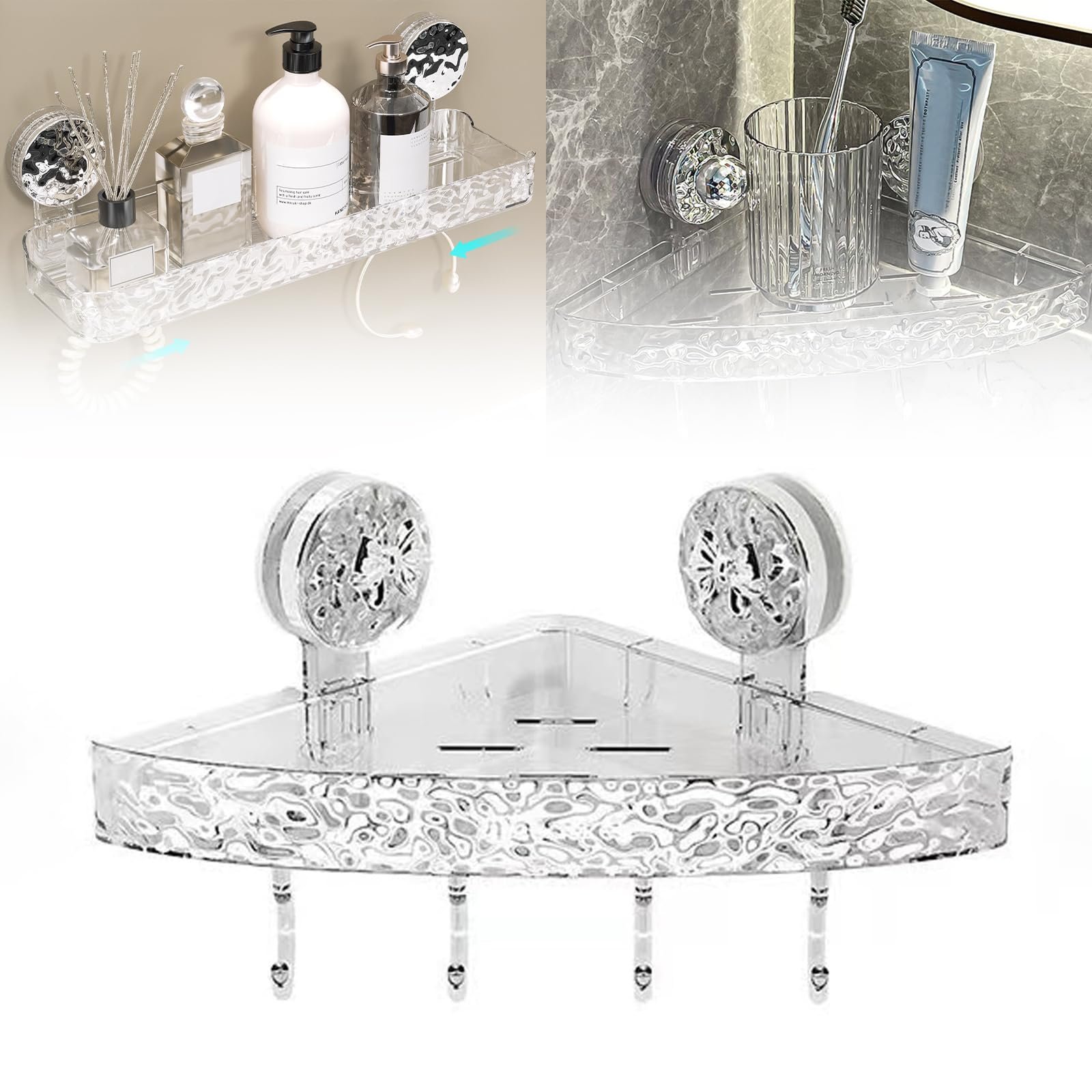 Light Luxury Style Punch-Free Storage Rack