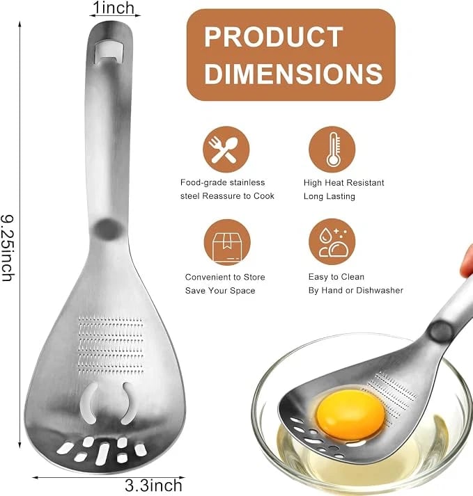 🔥Last Day 40% OFF - ⚡Stainless Steel Multifunctional Kitchen Spoon