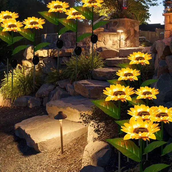 🔥Hot Sale 49% OFF🔥🌻Solar Outdoor Sunflower Lights✨