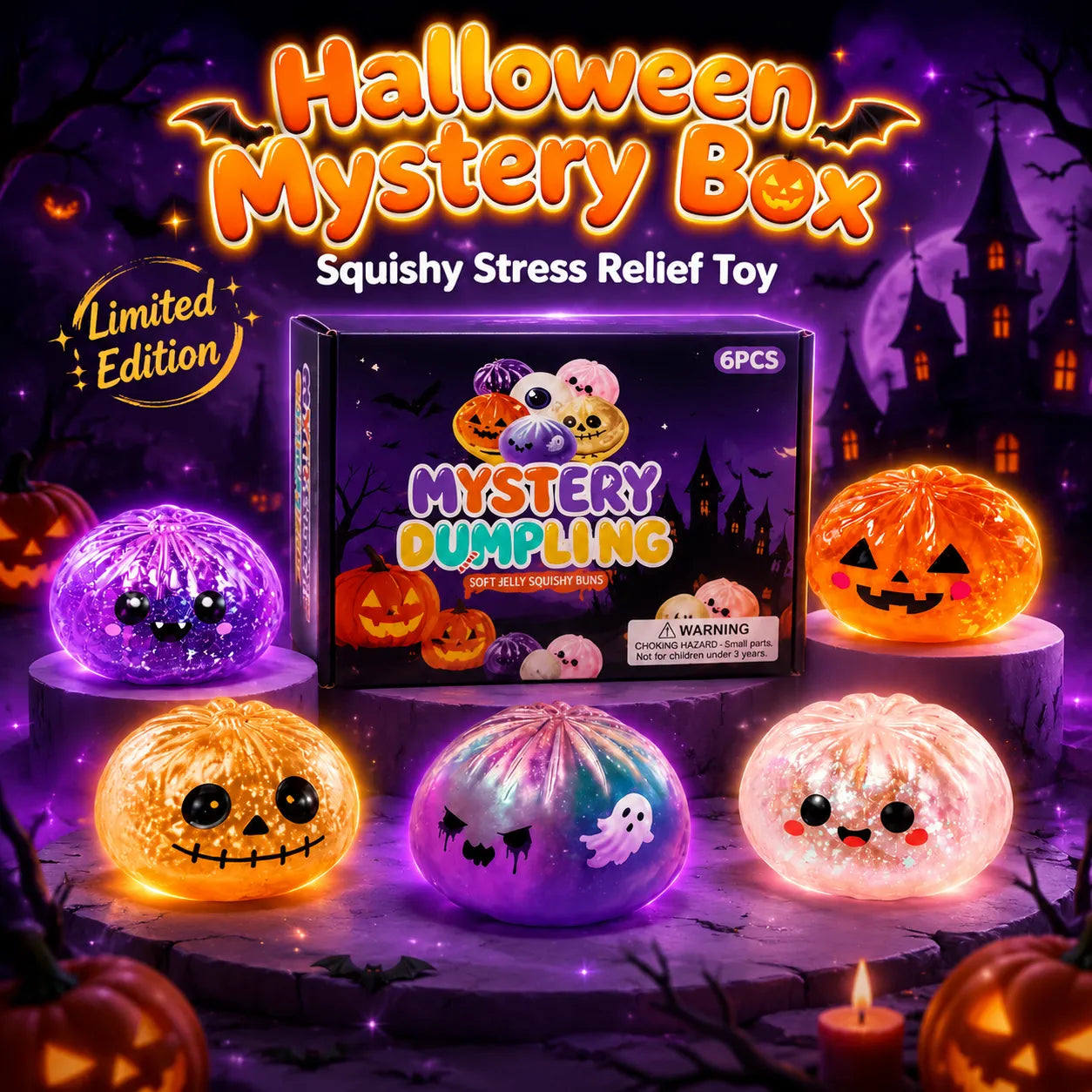 Halloween Squishy Blind Box - Last Day Sale-50% OFF🔥