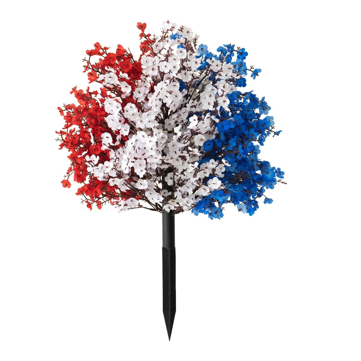 🇺🇸4th of July Outdoor UV Resistant & Waterproof Artificial Topiary Ball Bush Decor with Stake