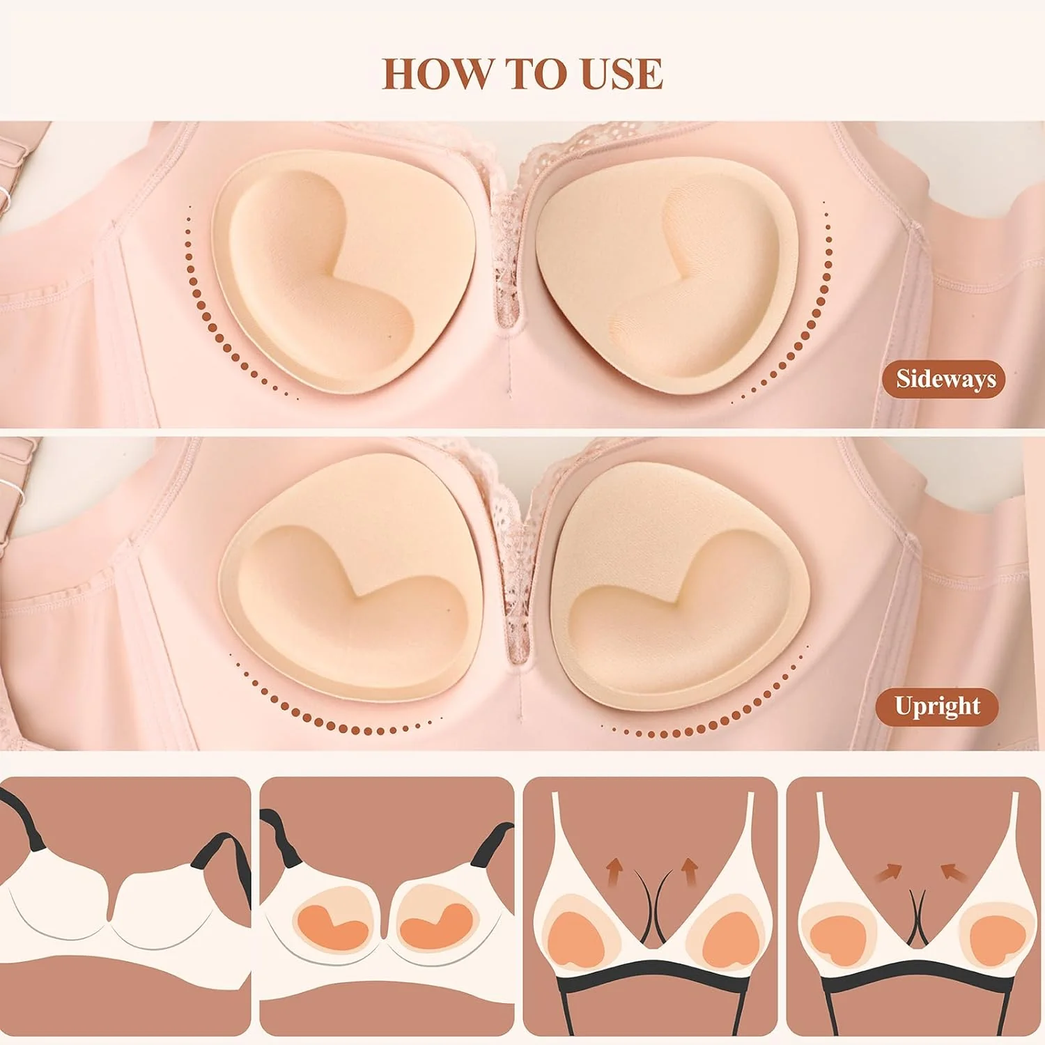 Self-Adhesive Bra Pads