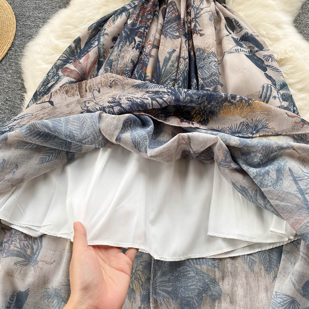 Elegant Printed Floral Dress