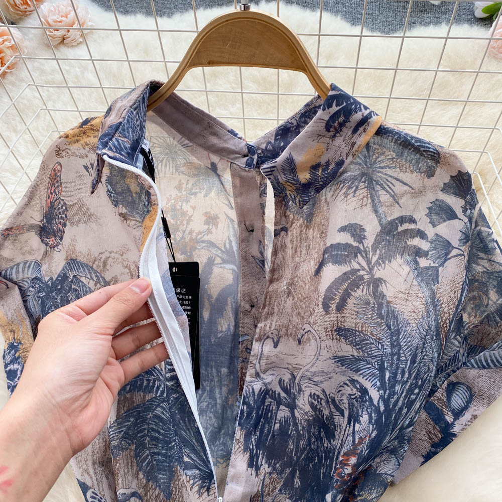 Elegant Printed Floral Dress