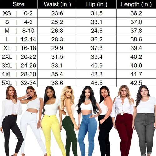 Stretchy Colored Shaper Jeans