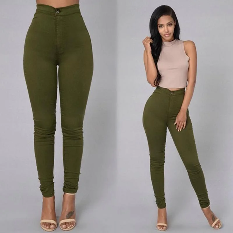 Stretchy Colored Shaper Jeans