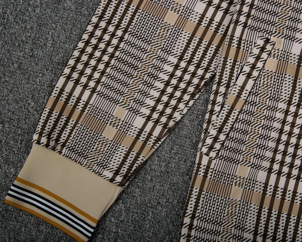 Plaid Days Casual Hoodie and Pants 2-Piece Set