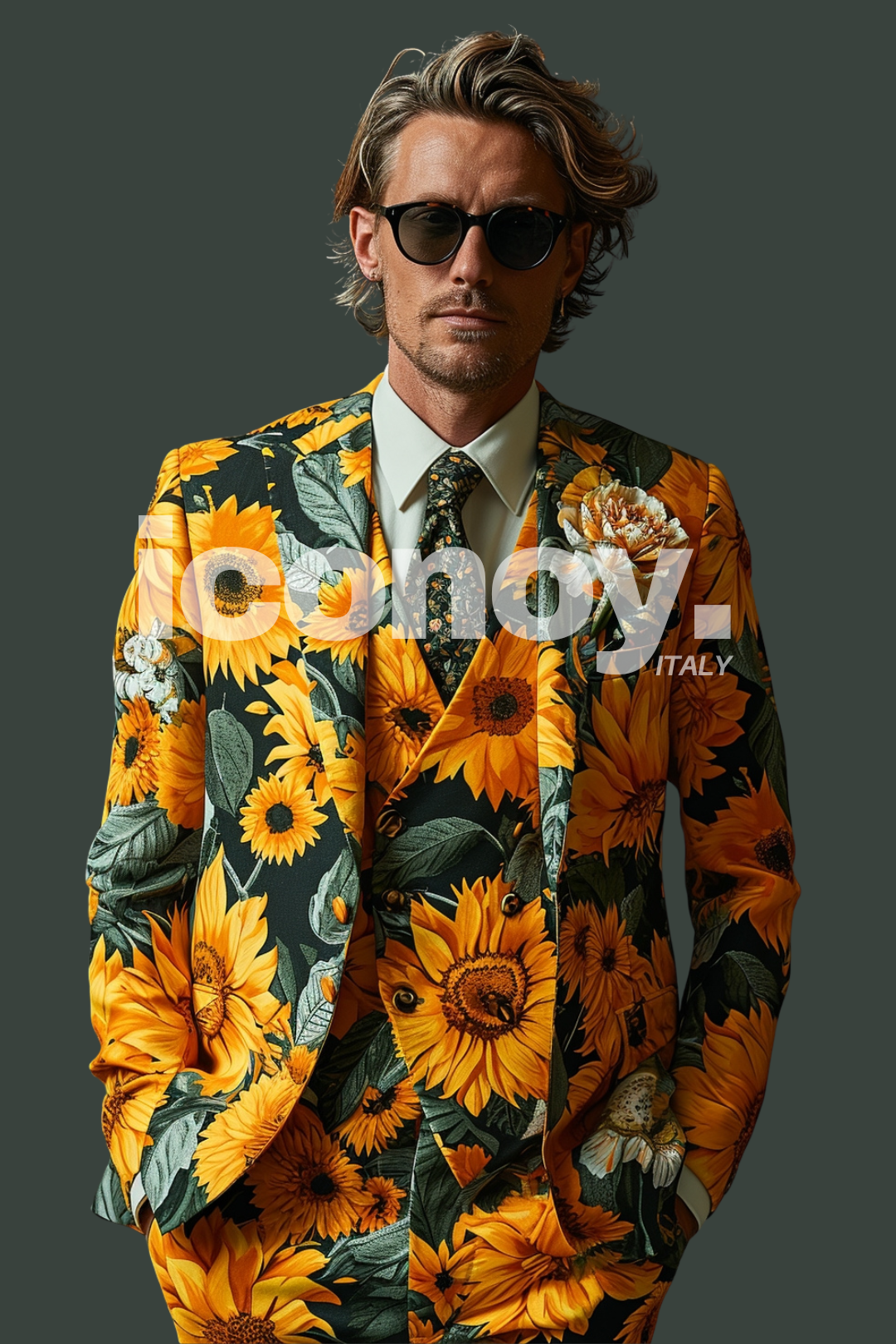 Sunflower Original Patterned Men's Suit