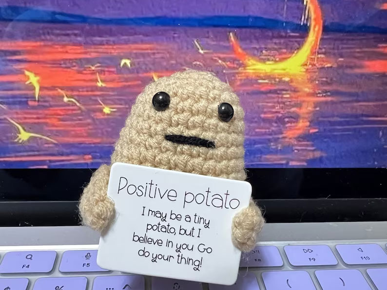 Lovely Crochet Potato Decor