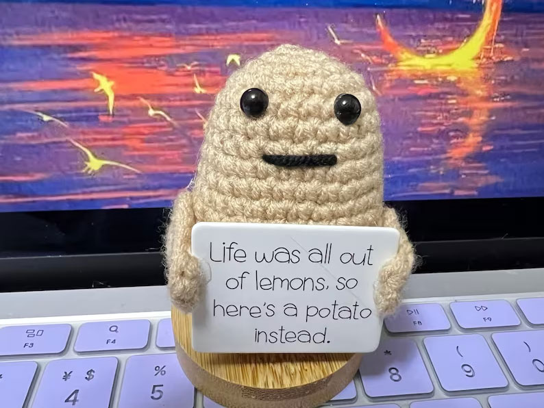 Lovely Crochet Potato Decor