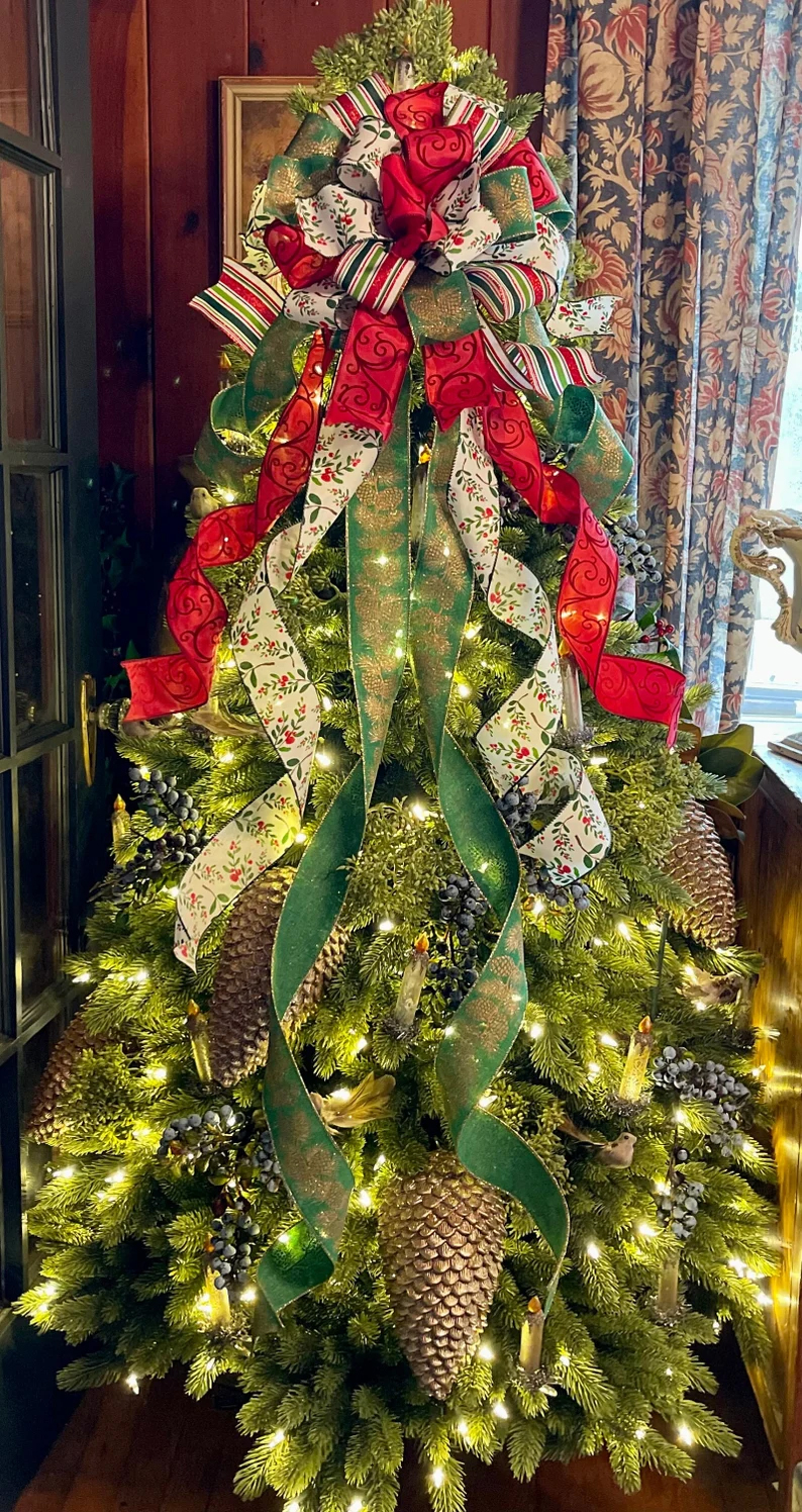 Christmas Tree Topper Bow