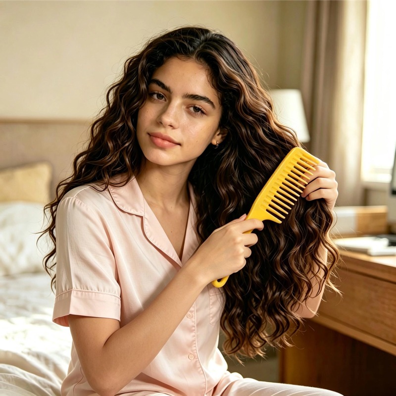 Hair care: why do extensions need "ends to roots" brushing?