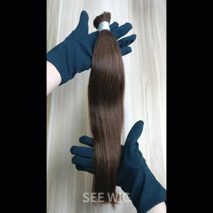 Bulk Human Hair - #2 Straight Braiding Hair