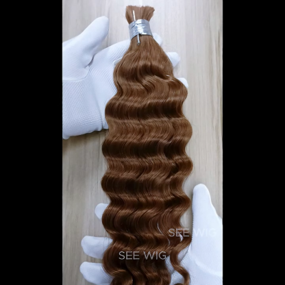 Loose Deep Wave Bulk Human Hair - #30 Braiding Hair
