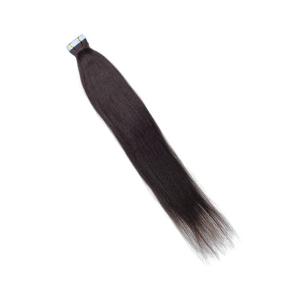 Tape In Hair Extensions - #1B Straight Human Hair