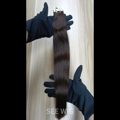 Tape In Hair Extensions - #2 Straight Human Hair