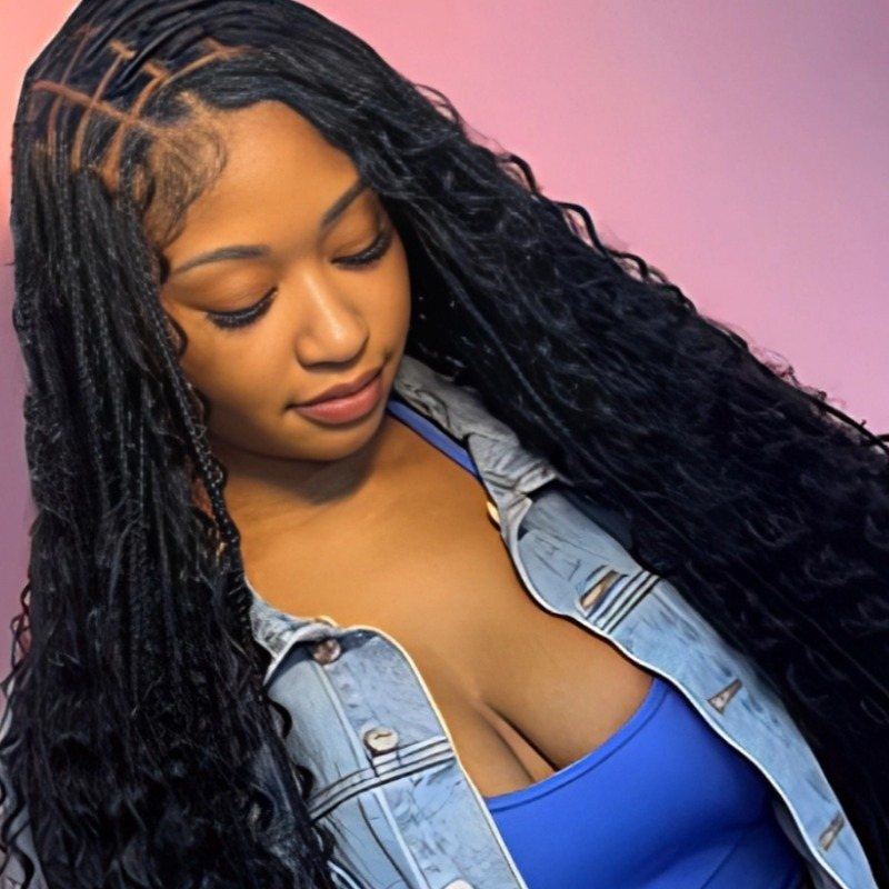 Deep Wave Bulk Human Hair - #1 Hair Extensions