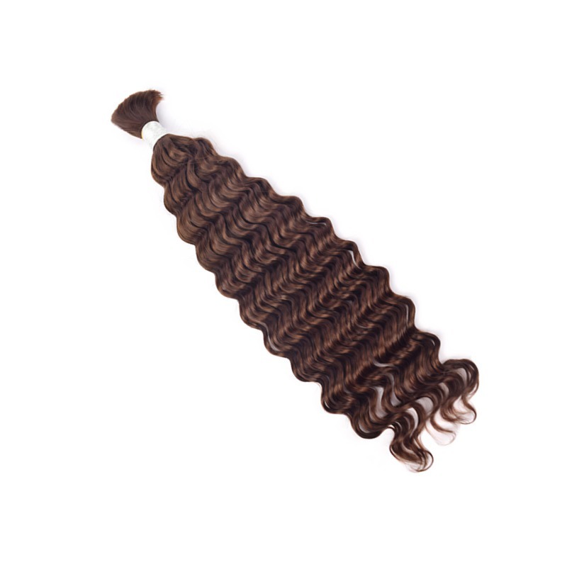 Deep Wave Bulk Human Hair - #4 Hair Extensions