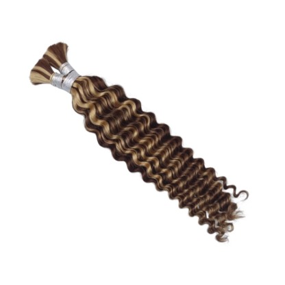 Bulk Human Hair - #4/27 Deep Wave Braiding Hair
