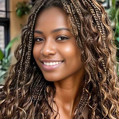 Deep Wave Bulk Human Hair - #4/27 Braiding Hair