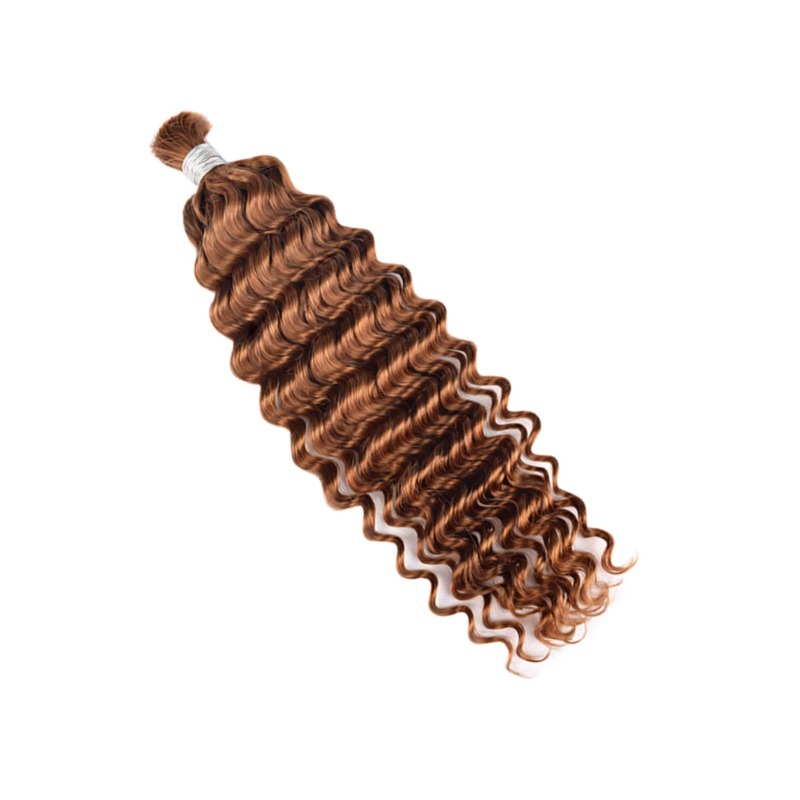 Deep Wave Bulk Human Hair - #30 Hair Extensions