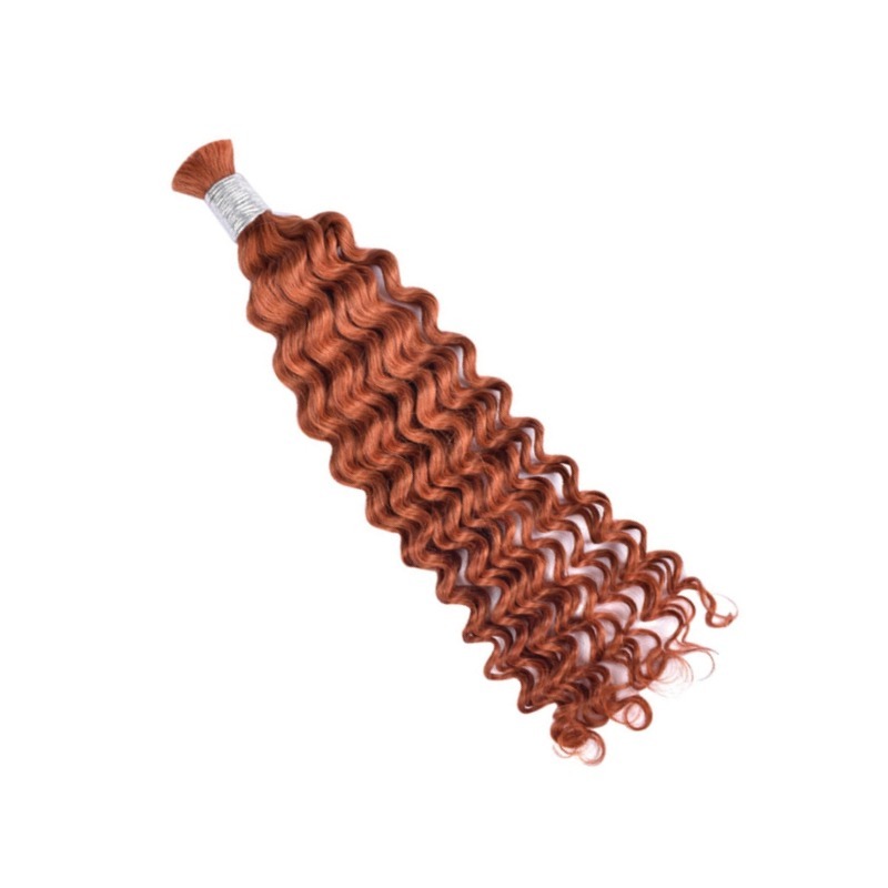 Deep Wave Bulk Human Hair - #33 Hair Extensions