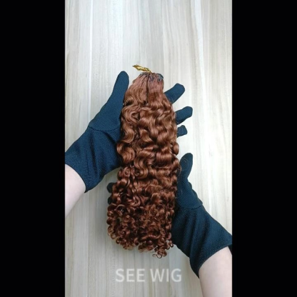 Crochet Braids - #30A Burmese Curly Human Crochet Hair
