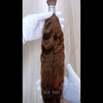 Wet and Wavy Bulk Human Hair - #4 Braiding Hair