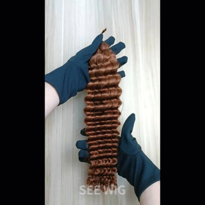 Crochet Braids - #30A Deep Wave Human Crochet Hair