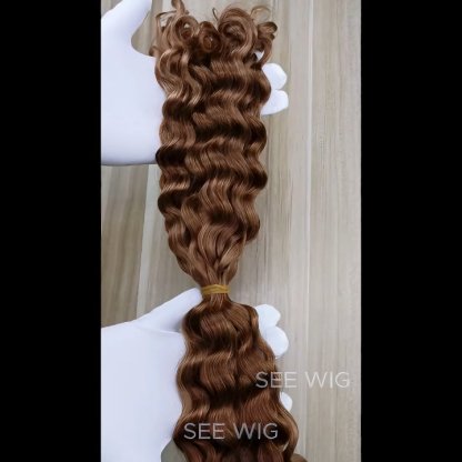Double-ended Human Braiding Hair - #30 Italian Curly Hair