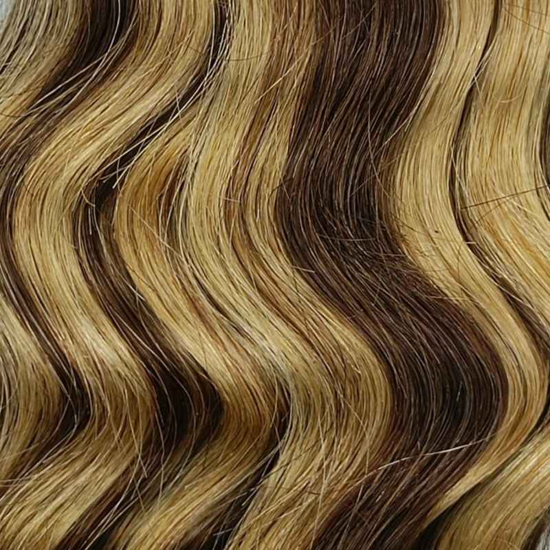 Caramel Blonde Hair Extensions (#4/27 Mixed)