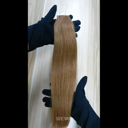 Tape In Hair Extensions - #10 Straight Human Hair