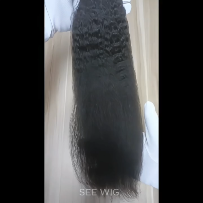 Tape In Hair Extensions - #1B Kinky Straight Human Hair
