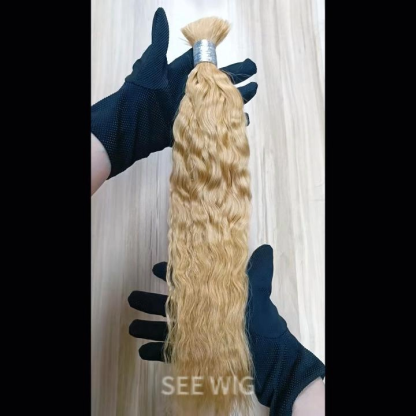 Bulk Human Hair - #27 Wet and Wavy Braiding Hair