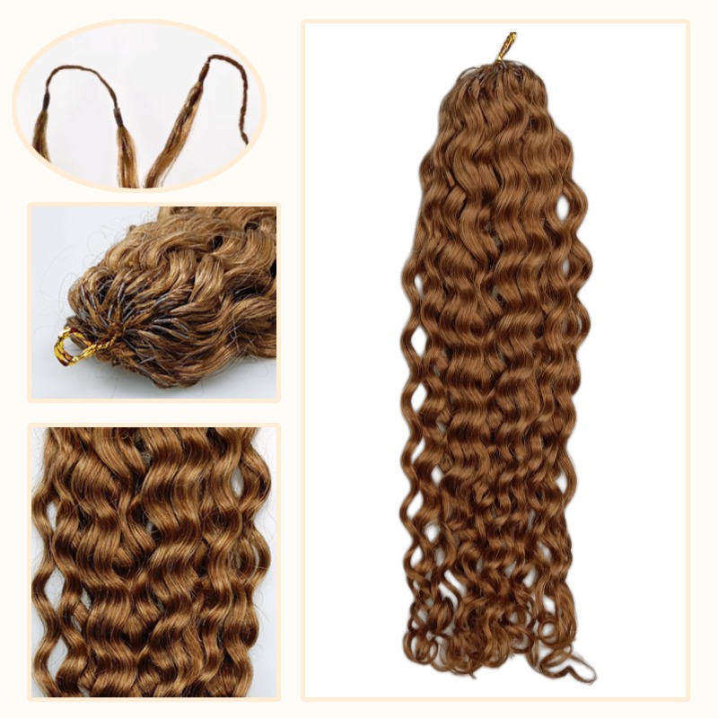 Crochet Braids - #30 Italian Curly Human Crochet Hair