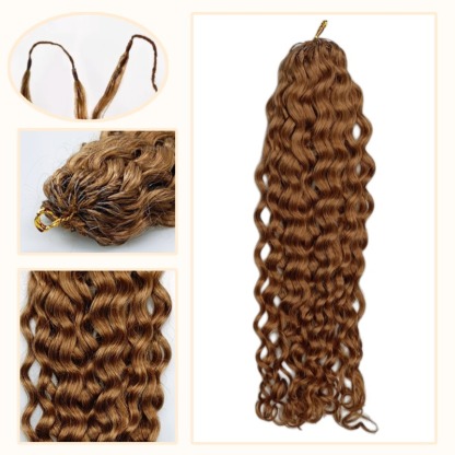 Crochet Braids - #30 Italian Curly Human Crochet Hair