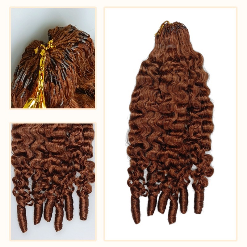 Crochet Braids - #30A French Curly Human Crochet Hair